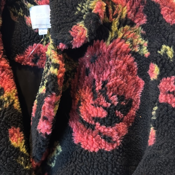 Anthropologie Maeve ￼Sherpa coat - Picture 3 of 6